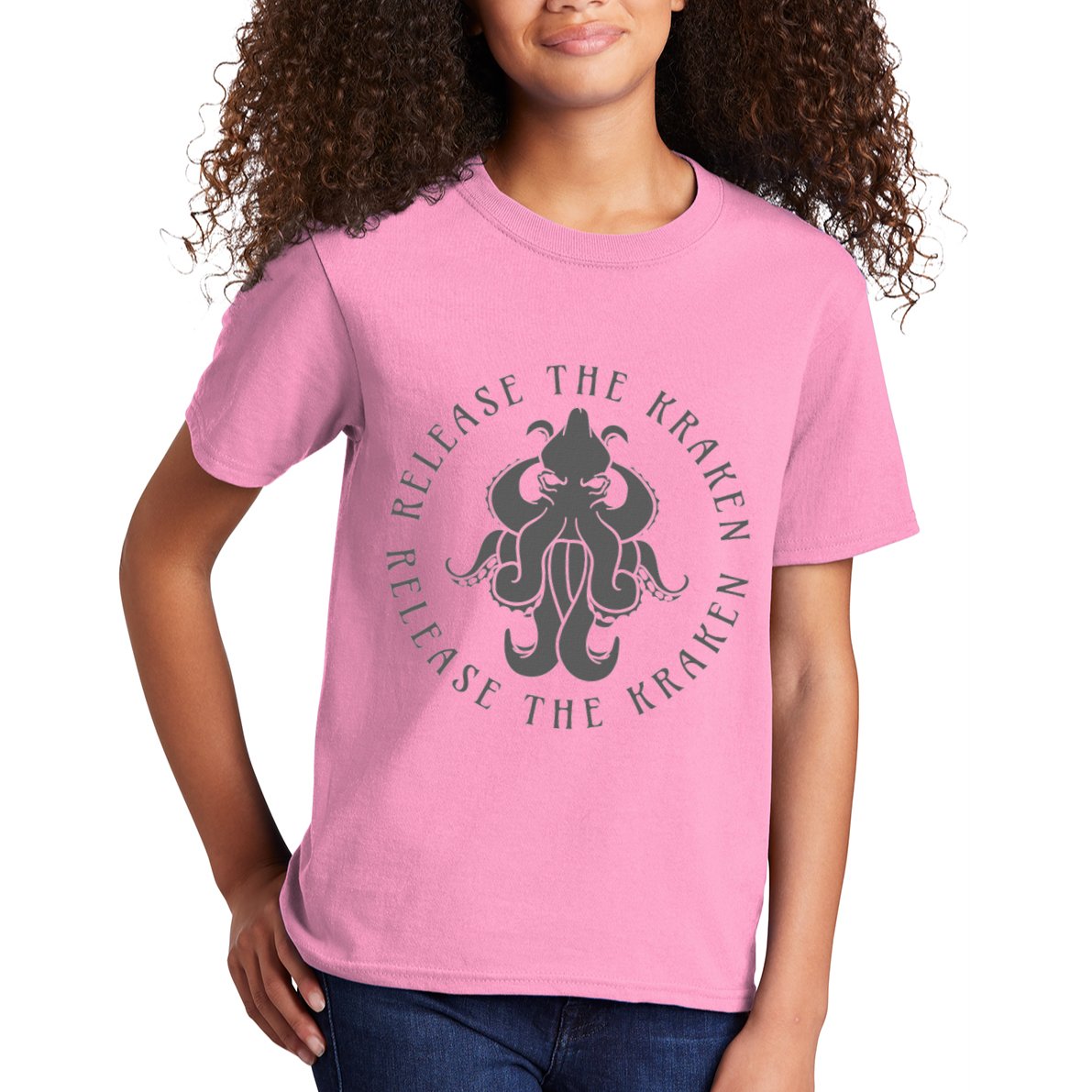 Release The Kraken Kids T-Shirt