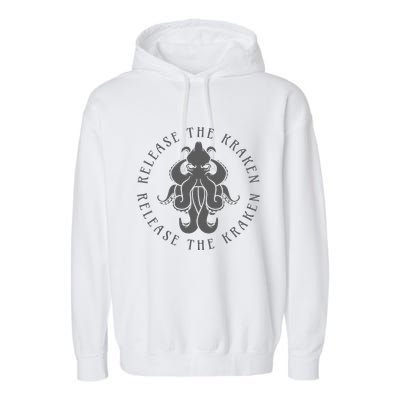 Release The Kraken Garment-Dyed Fleece Hoodie