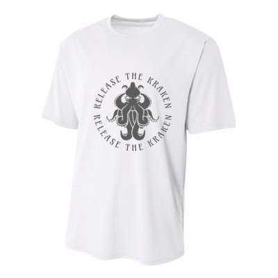 Release The Kraken Youth Performance Sprint T-Shirt
