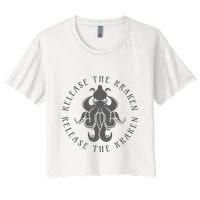 Release The Kraken Women's Crop Top Tee