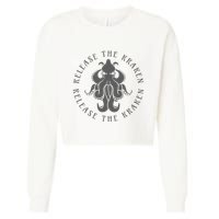 Release The Kraken Cropped Pullover Crew