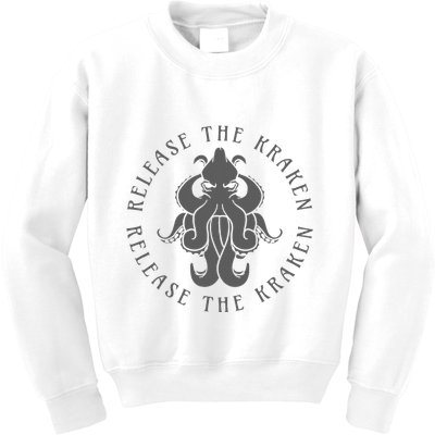 Release The Kraken Kids Sweatshirt