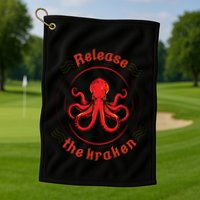 Release The Kraken Golf Towel
