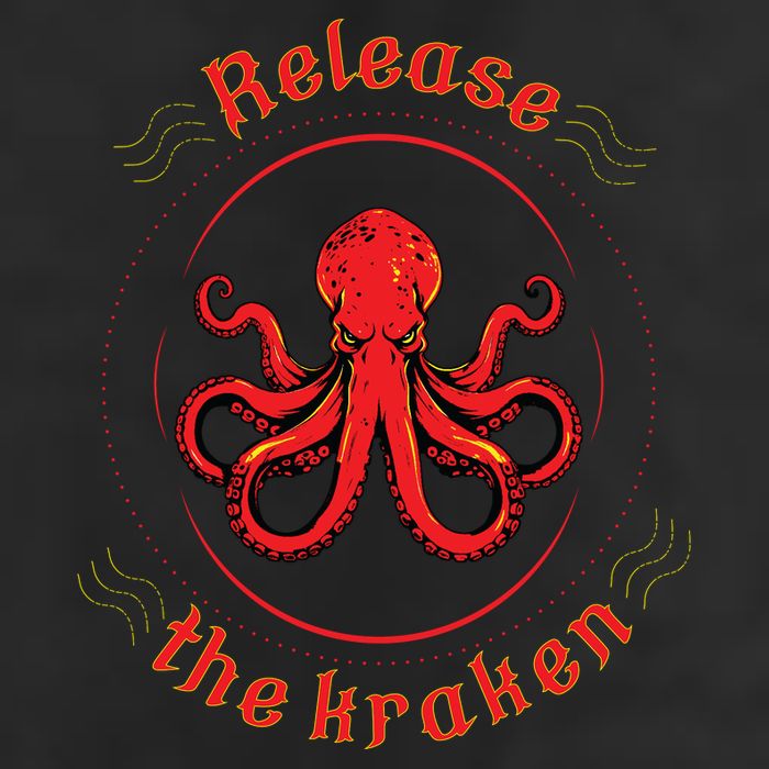 Release The Kraken Golf Towel