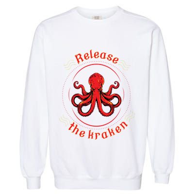 Release The Kraken Garment-Dyed Sweatshirt