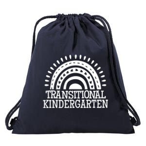 Rainbow Transitional Kindergarten Teacher Team Gift Drawstring Bag