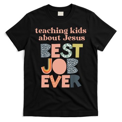 Retro Teaching Kids About Jesus Is The Best Job Ever T-Shirt