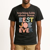 Retro Teaching Kids About Jesus Is The Best Job Ever Tall T-Shirt