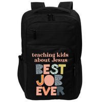 Retro Teaching Kids About Jesus Is The Best Job Ever Impact Tech Backpack