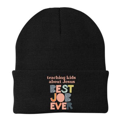 Retro Teaching Kids About Jesus Is The Best Job Ever Beanie