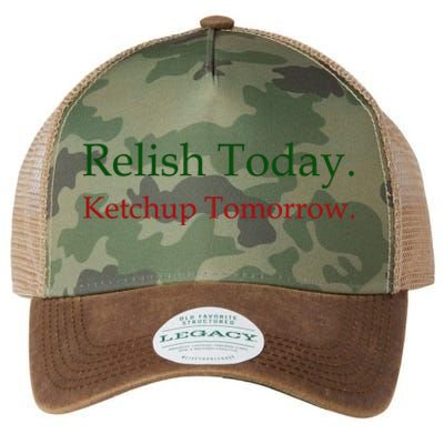 Relish Today Ketchup Tomorrow Legacy Tie Dye Trucker Hat