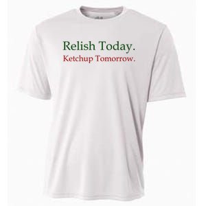 Relish Today Ketchup Tomorrow Cooling Performance Crew T-Shirt