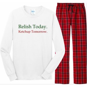 Relish Today Ketchup Tomorrow Long Sleeve Pajama Set