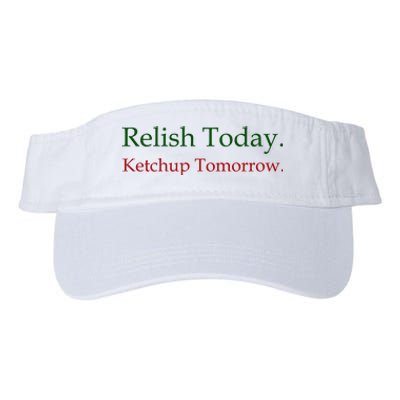 Relish Today Ketchup Tomorrow Valucap Bio-Washed Visor