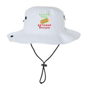 Relish Today Ketchup Tomorrow Funny Hot Dog Food Saying Gift Legacy Cool Fit Booney Bucket Hat