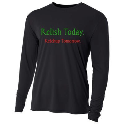 Relish Today Ketchup Tomorrow Cooling Performance Long Sleeve Crew
