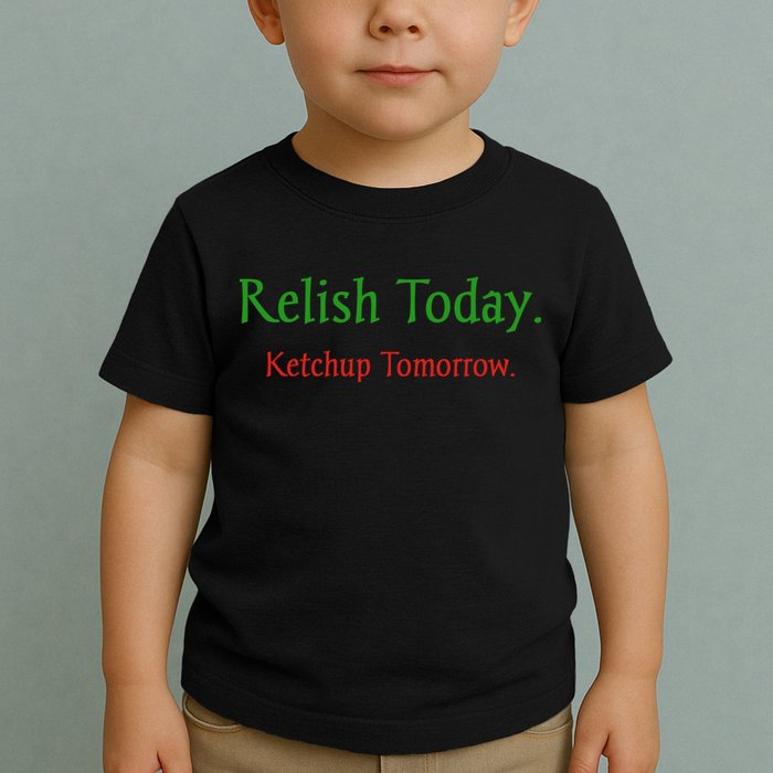 Relish Today Ketchup Tomorrow Toddler T-Shirt
