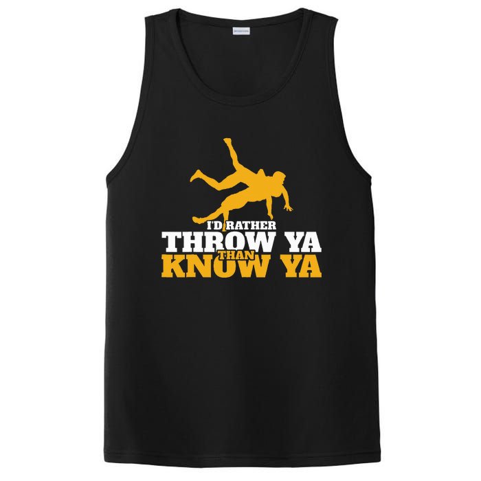 Rather Throw Know Wrestling Wrestler PosiCharge Competitor Tank