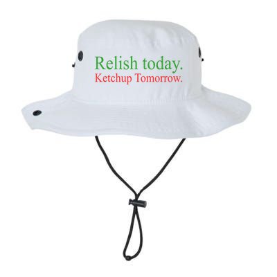 Relish Today Ketch Up Tomorrow Trending Funny Gift Bucket Hat