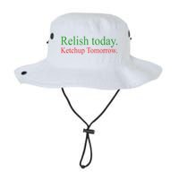 Relish Today Ketch Up Tomorrow Trending Funny Gift Bucket Hat