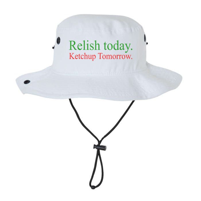 Relish Today Ketch Up Tomorrow Trending Funny Gift Bucket Hat
