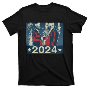 Retro Trump Kennedy President 2024 Election Republican T-Shirt