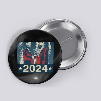 Retro Trump Kennedy President 2024 Election Republican Button