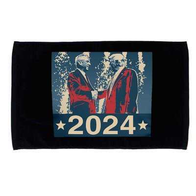 Retro Trump Kennedy President 2024 Election Republican Microfiber Hand Towel