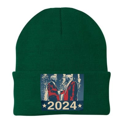 Retro Trump Kennedy President 2024 Election Republican Knit Cap Winter Beanie