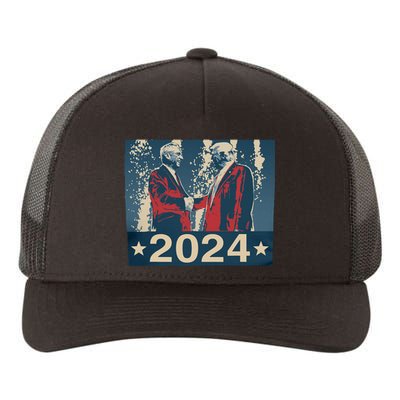 Retro Trump Kennedy President 2024 Election Republican Yupoong Adult 5-Panel Trucker Hat