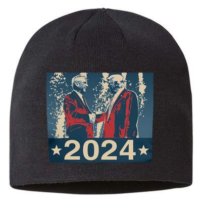 Retro Trump Kennedy President 2024 Election Republican Sustainable Beanie