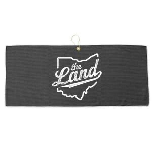 Retro The Land Cleveland Ohio Classic Throwback Souvenir Large Microfiber Waffle Golf Towel