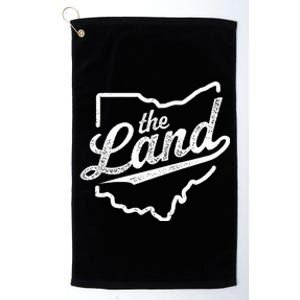 Retro The Land Cleveland Ohio Classic Throwback Souvenir Platinum Collection Golf Towel