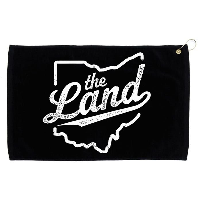 Retro The Land Cleveland Ohio Classic Throwback Souvenir Grommeted Golf Towel