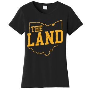 Retro The Land Cleveland Ohio Classic Throwback Souvenir Women's T-Shirt