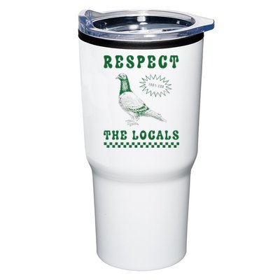 Respect The Local Pigeon Funny Retro Silly Pigeons Lover Tumbler