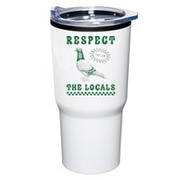 Respect The Local Pigeon Funny Retro Silly Pigeons Lover Tumbler