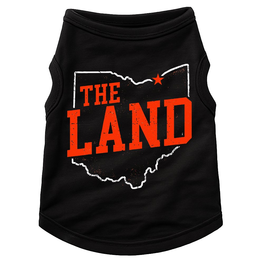 Retro The Land Cleveland Ohio Travel Souvenir Doggie Tank