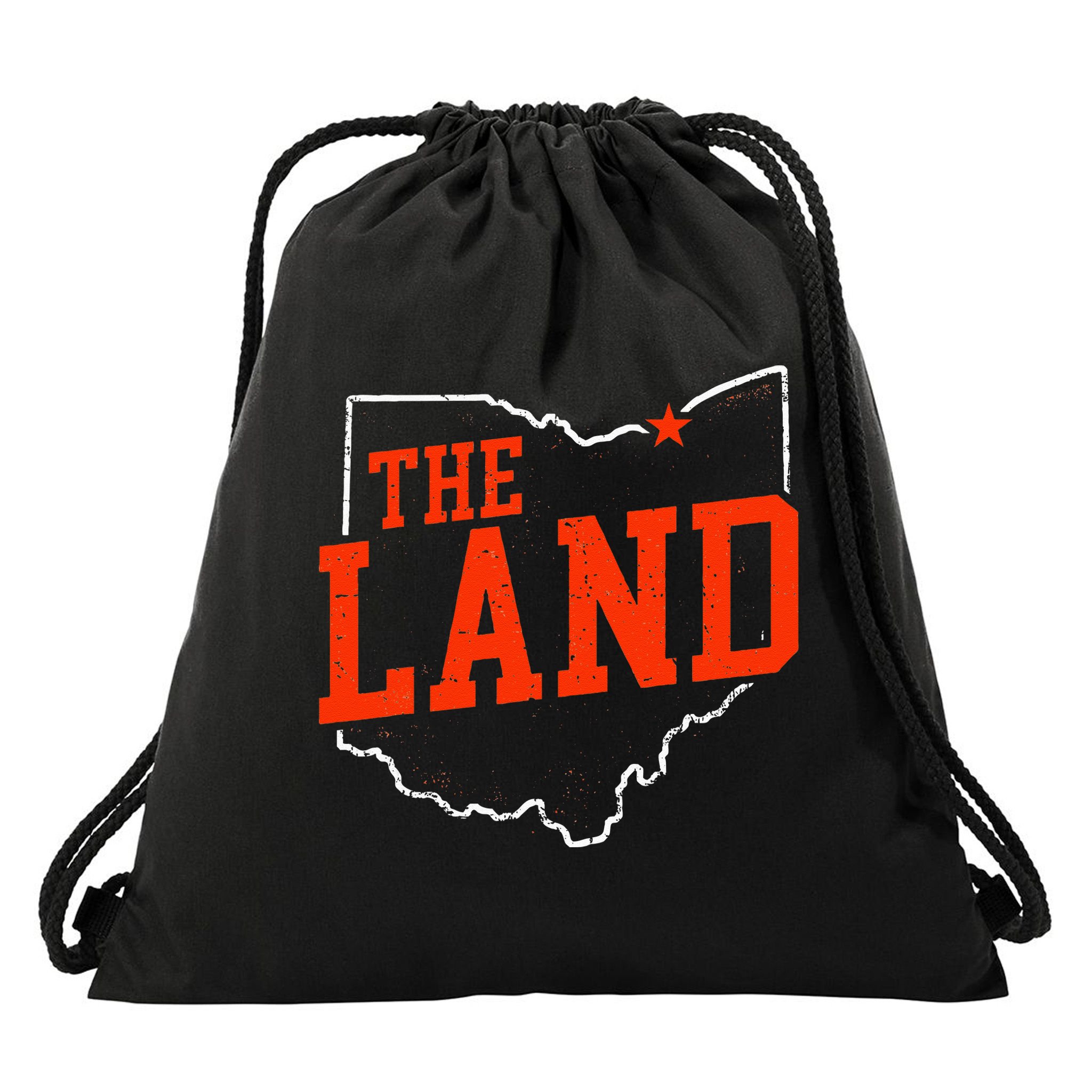 Retro The Land Cleveland Ohio Travel Souvenir Drawstring Bag