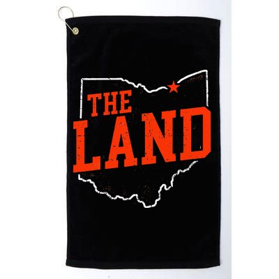 Retro The Land Cleveland Ohio Travel Souvenir Golf Towel