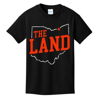 Retro The Land Cleveland Ohio Travel Souvenir Kids T-Shirt