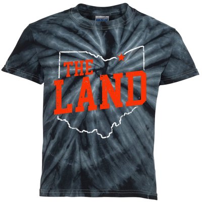 Retro The Land Cleveland Ohio Travel Souvenir Kids Tie-Dye T-Shirt