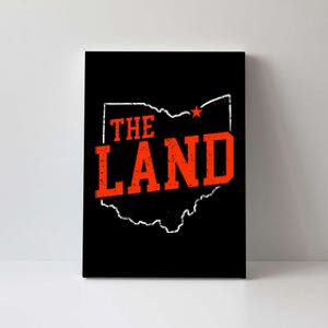 Retro The Land Cleveland Ohio Travel Souvenir Canvas