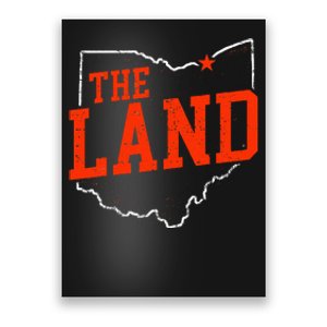 Retro The Land Cleveland Ohio Travel Souvenir Poster