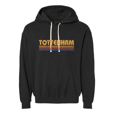 Retro Tottenham London Garment-Dyed Fleece Hoodie