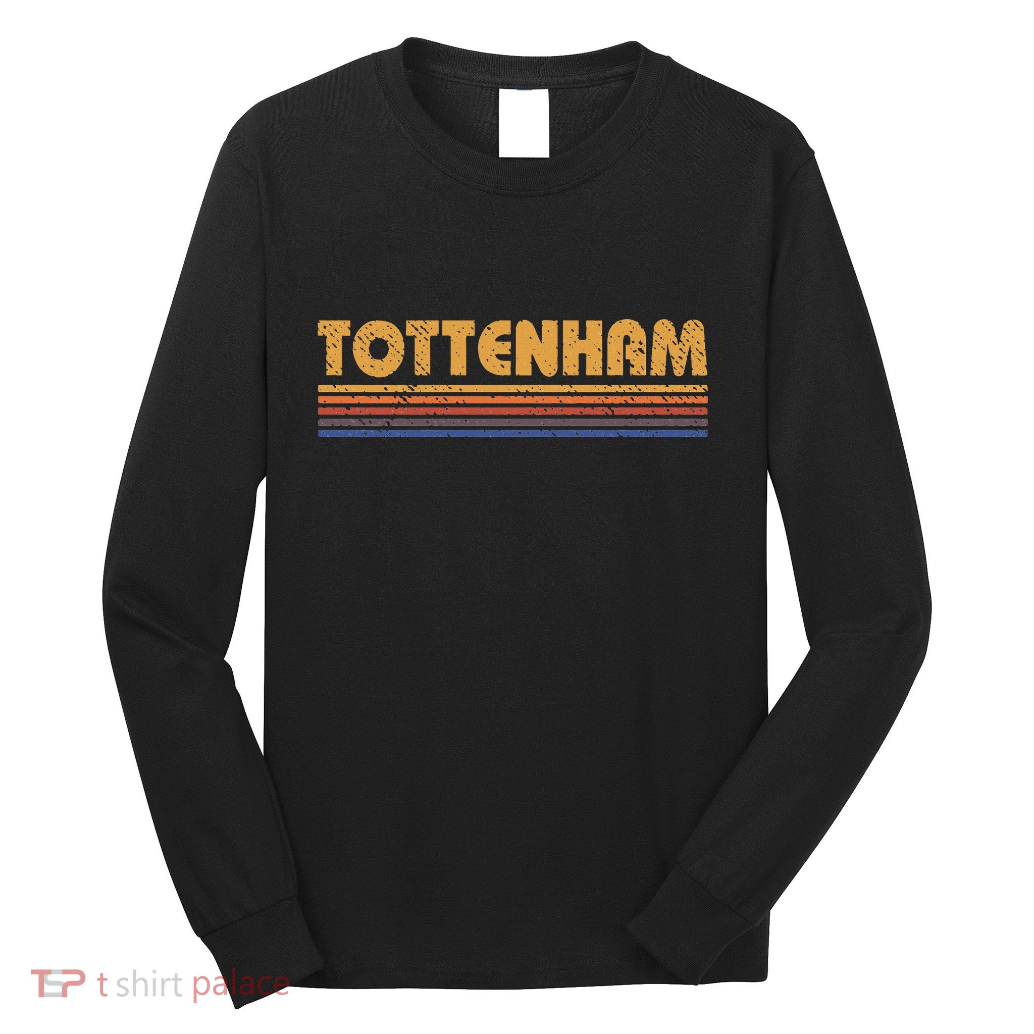 Retro Tottenham London Long Sleeve Shirt