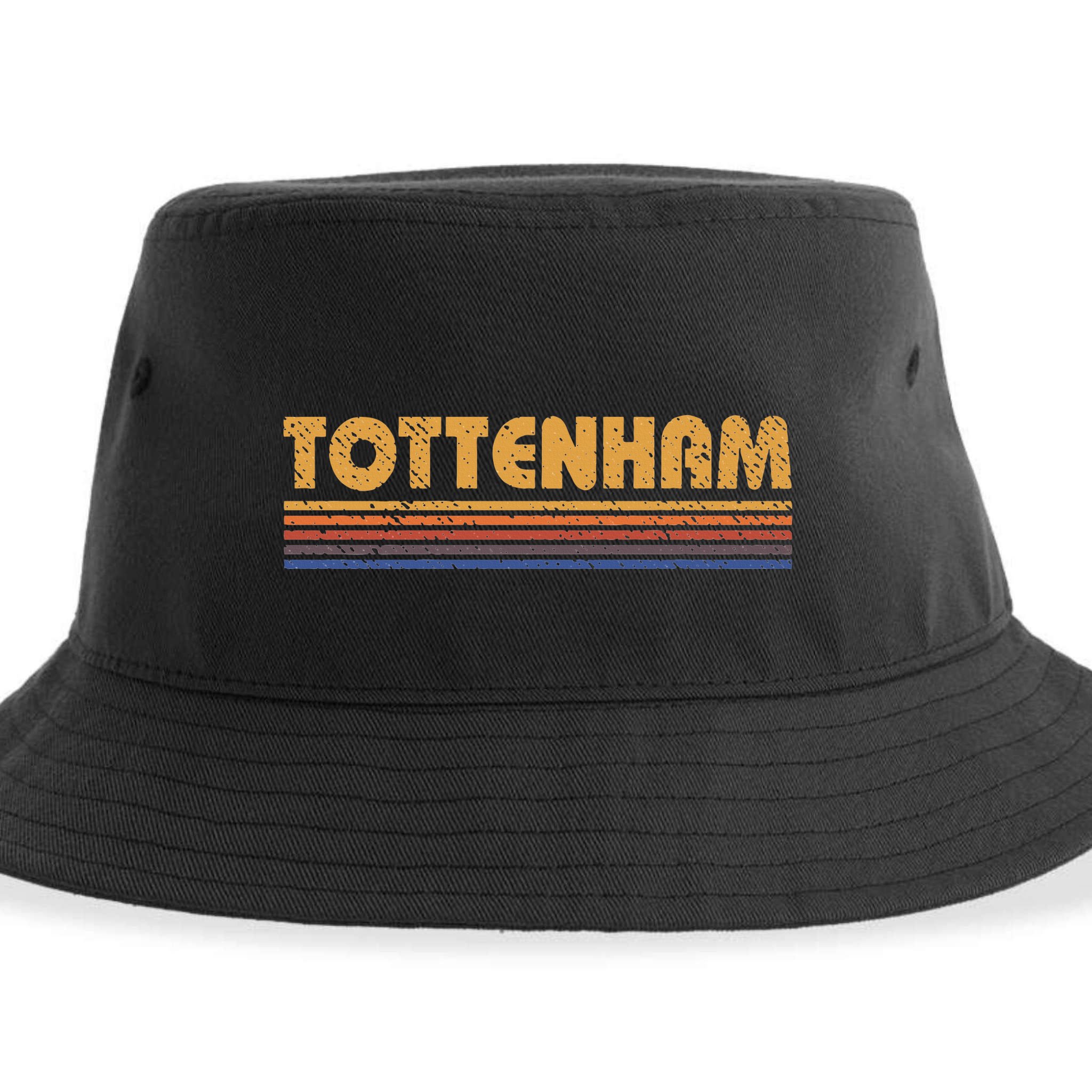 Retro Tottenham London Sustainable Bucket Hat