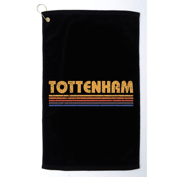 Retro Tottenham London Golf Towel