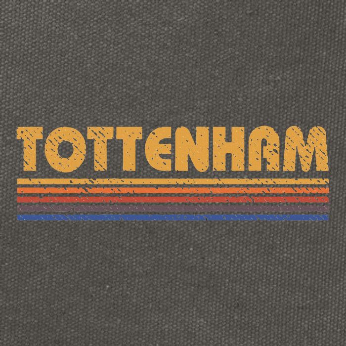 Retro Tottenham London Cotton Canvas Backpack