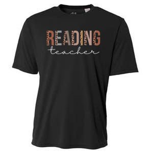 Reading Teacher Leopard Appreciation For Work Cooling Performance Crew T-Shirt